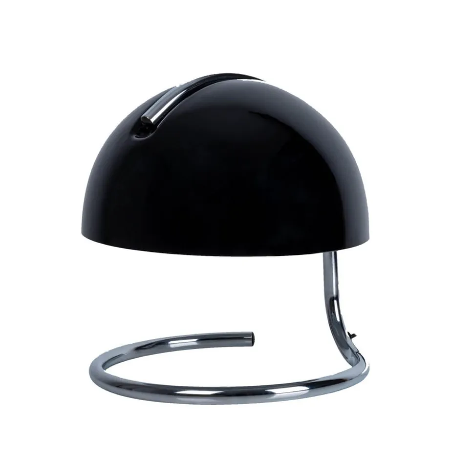 Burano bordlampe, sort, højde 25 cm, glas/metal, E27