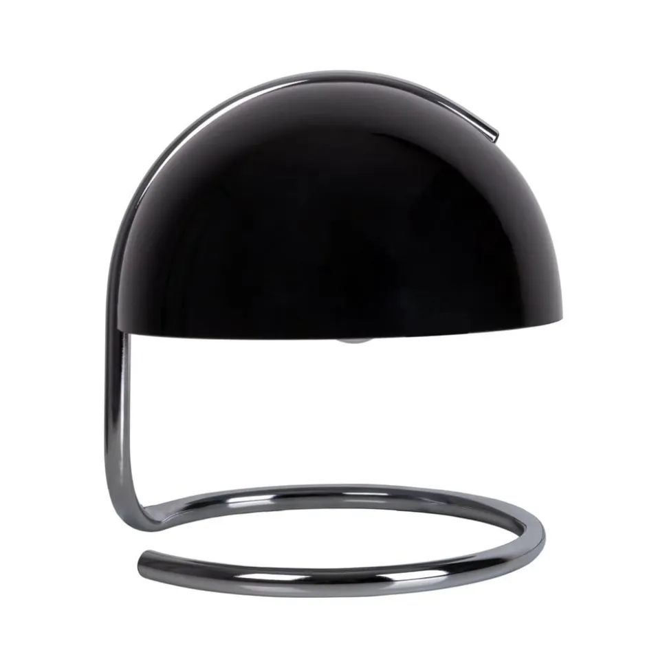 Burano bordlampe, sort, højde 25 cm, glas/metal, E27