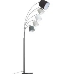 By Rydéns Foggy gulvlampe, 5 skærme, sort