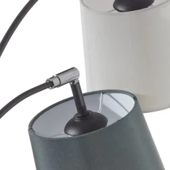 By Rydéns Foggy gulvlampe, 5 skærme, sort