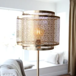 By Rydéns Hermine gulvlampe, messing