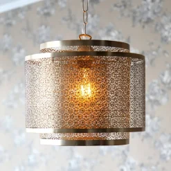 By Rydéns Hermine hængelampe, messing