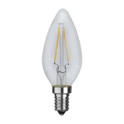 C35 LED-kertepære filament E14 1,5 W 2.700 K