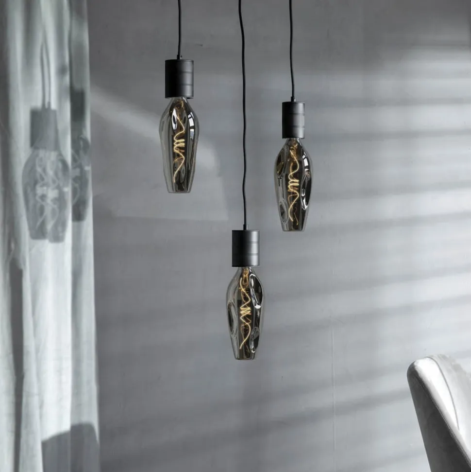 Calex Barcelona LED-pære E27 4 W 1.800 K dim titan