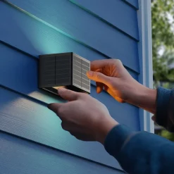 Calex Caserta udendørs LED-væglampe, op/ned, sort