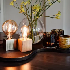 Calex E27 ST64 3,5 W LED-filament guld 821, dæmpes