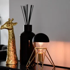 Calex G125 Top topforspejlet E27 4 W sort Ø12,5cm