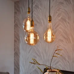 Calex Megaglobe LED G200 E27 10,5W 1100lm dim guld