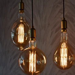 Calex Megaglobe LED G200 E27 10,5W 1100lm dim guld