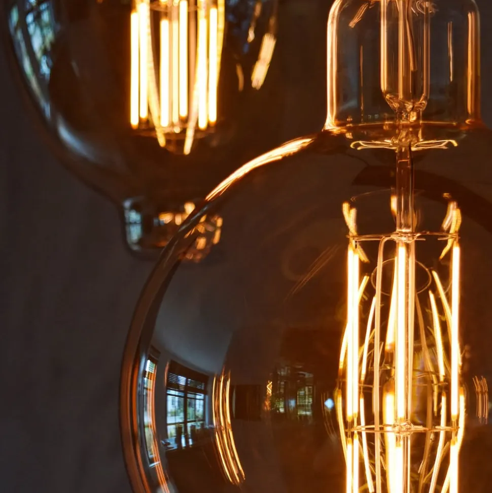 Calex Megaglobe LED G200 E27 10,5W 1100lm dim guld