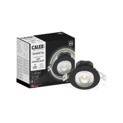 Calex Smart downlight Forsænket loftlampe, sort