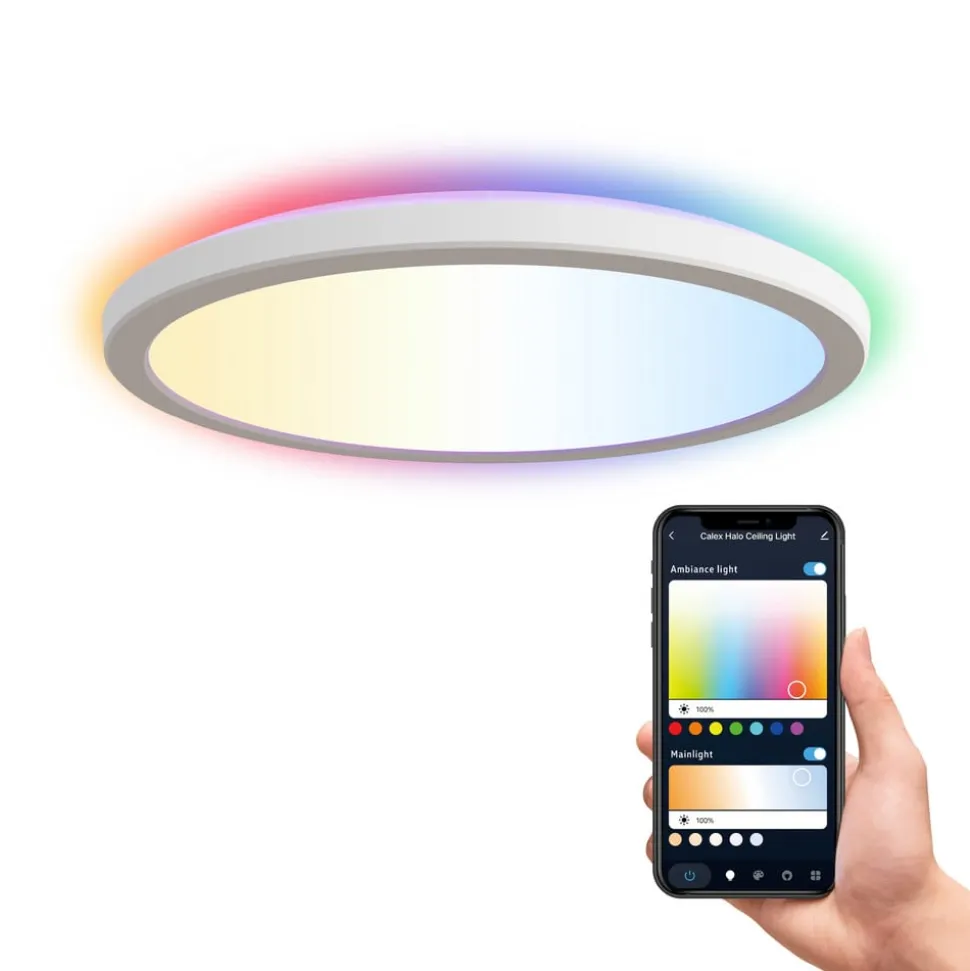 Calex Smart Halo LED loftlampe, Ø 40 cm