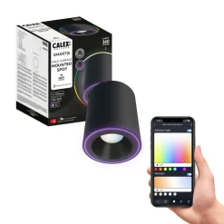 Calex Smart Halo Spot LED loftspot, sort