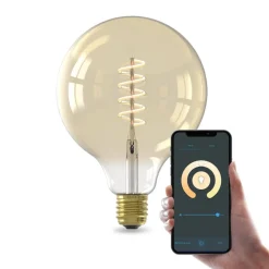 Calex Smart LED E27 7W G125 1800 - 3000 K Glødetråd
