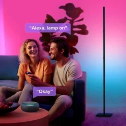 Calex Smart LED-gulvlampe, sammenklappelig WLAN CCT RGB