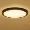 Calex Smart LED-loftlampe HALO Ø 40 cm sort IP54 RGB CCT