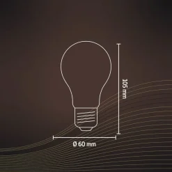 Calex Smart LED-pære E27 A60 9,4W CCT RGB sæt med 2 stk