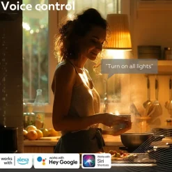 Calex Smart LED-pære E27 A60 9,4W CCT RGB sæt med 2 stk