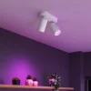 Calex Smart loftspot hvid længde 22 cm 2 lyskilder GU10-LED RGBW