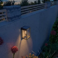 Calex Smart udendørs solcellelanterne, sensor, RGBW