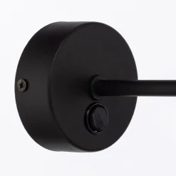 Calisto væglampe, jute, naturbrun, afbryder