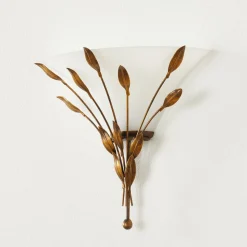 CAMPANA væglampe med bladdekoration