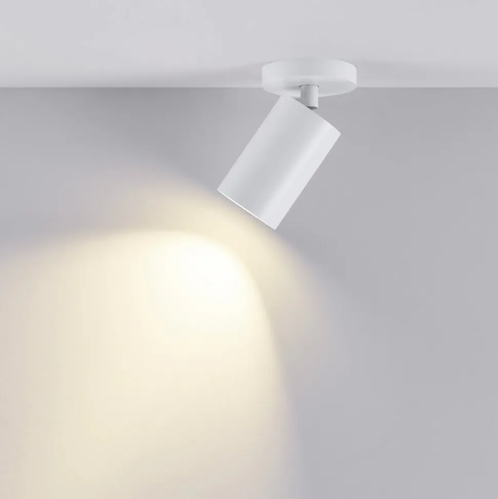 CAN TILT loftspot, hvid, Ø 8 cm, 1 lyskilde, metal, GU10