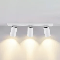 CAN TILT loftspot, hvid, 48 x 9 cm, 3 lyskilder, metal GU10