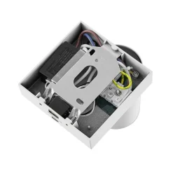 CAN TILT vægspot, hvid, 10 x 10 cm, metal, kontakt, USB