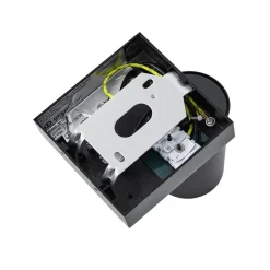 CAN TILT vægspot, sort, 10 x 10 cm, metal GU10 kontakt