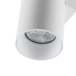 CAN væglampe, hvid, 2 lyskilder, højde 22 cm, metal, GU10