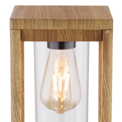 Candela sokkellampe i trælook, højde 50 cm