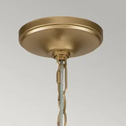 Capitol Hill lysekrone, 12 lyskilder, messing