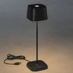 Capri LED-bordlampe til udendørs brug, sort