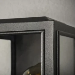 Carpi udendørs væglampe, sort, 12,5 x 30 cm