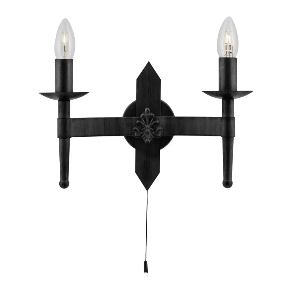 Cartwheel II væglampe, 2 lyskilder