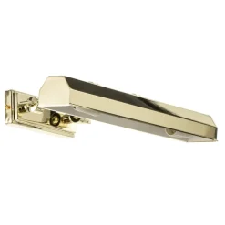 Chawton gallerilampe, poleret messing, 40,2 cm