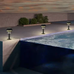 Chiappera sokkellampe med dobbelt skærm