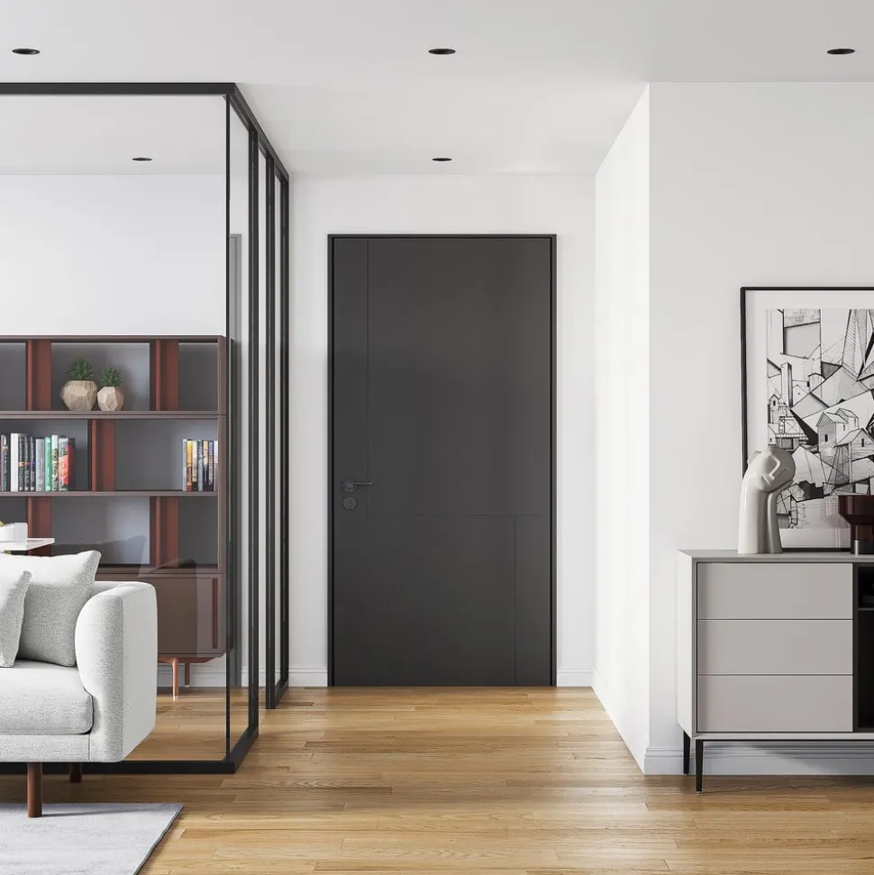 Chicco Round indbygningsspot 7W 30° 3.000K sort