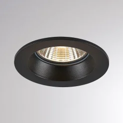 Chicco Round indbygningsspot 7W 30° 3.000K sort