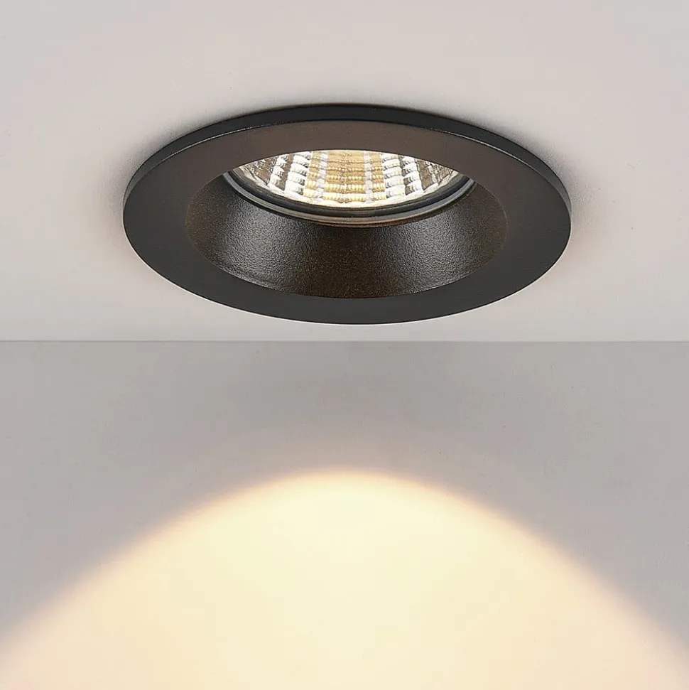 Chicco Round indbygningsspot 7W 30° 3.000K sort