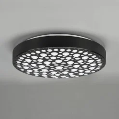 Chizu LED-loftlampe Ø 40,5cm kan dæmpes RGB sort