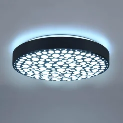 Chizu LED-loftlampe Ø 40,5cm kan dæmpes RGB sort