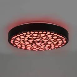 Chizu LED-loftlampe Ø 40,5cm kan dæmpes RGB sort
