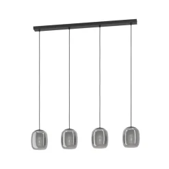 Ciampino hængelampe, sort, 4 lyskilder.