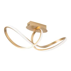 Circus LED-loftlampe, 3.000 K, messing