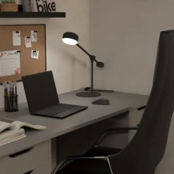 Clavellina LED-bordlampe, sort, vipbar