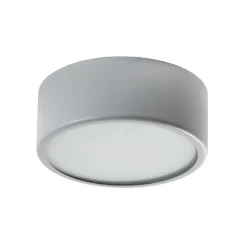 Cleo 200 loftlampe, grå, sensor, IP20, Ø 20 cm, E27