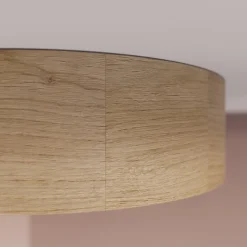 Cleo loftlampe, Ø 28 cm, 2 lyskilder, egetræ, E27