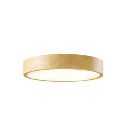 Cleo loftlampe, Ø 48 cm, 4 lyskilder, egetræ, E27